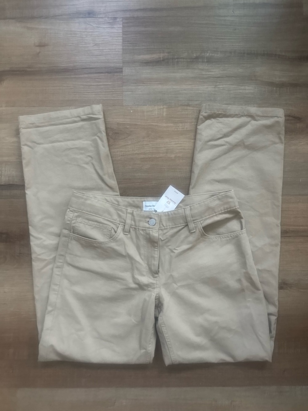 Sunday Best Aritzia Agatha Tan Khaki Pants size 6 - Picture 2 of 4